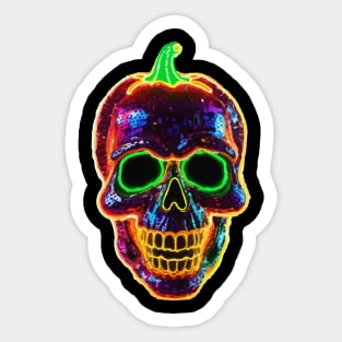 Spicy skull pepper death Sticker